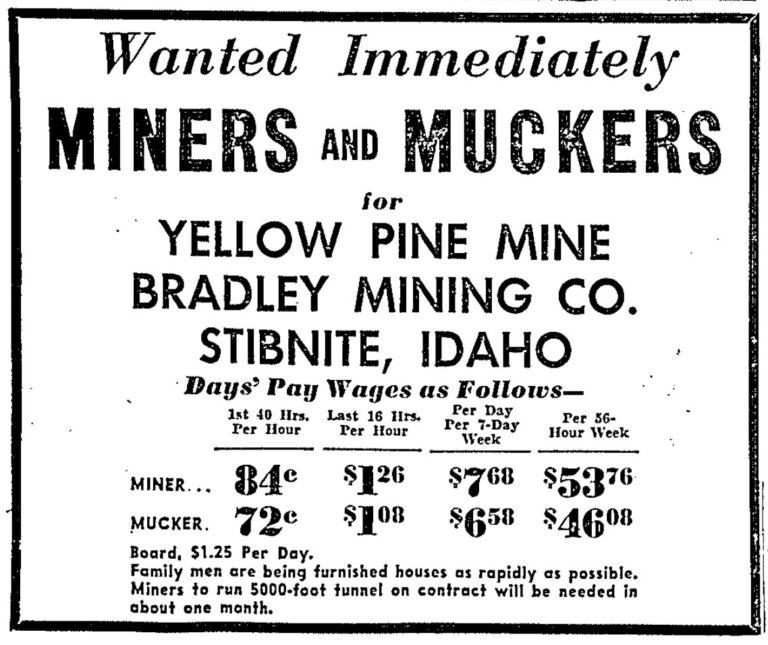 The History of Stibnite: Miners and Muckers