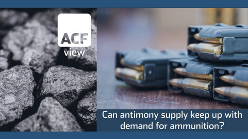ACF Equity Research: Antimony and the US ammunition shortage