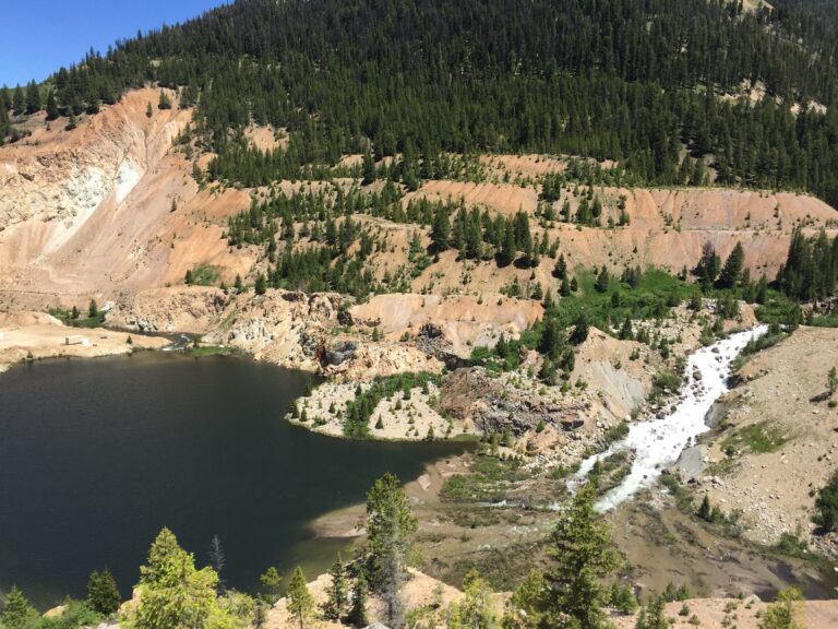 HOW BIG IS THE FOOTPRINT OF THE STIBNITE GOLD PROJECT?