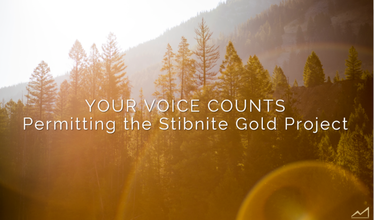 Help Shape the Future of the Stibnite Gold Project